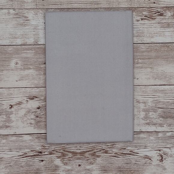 Grey Fabric Cover Journal, Repurposed Book Journal, Rebound Book Notebook - Picture 5 of 5